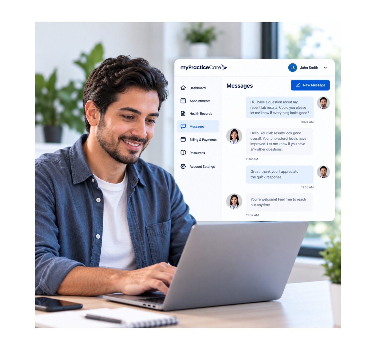 Direct Messaging with Providers