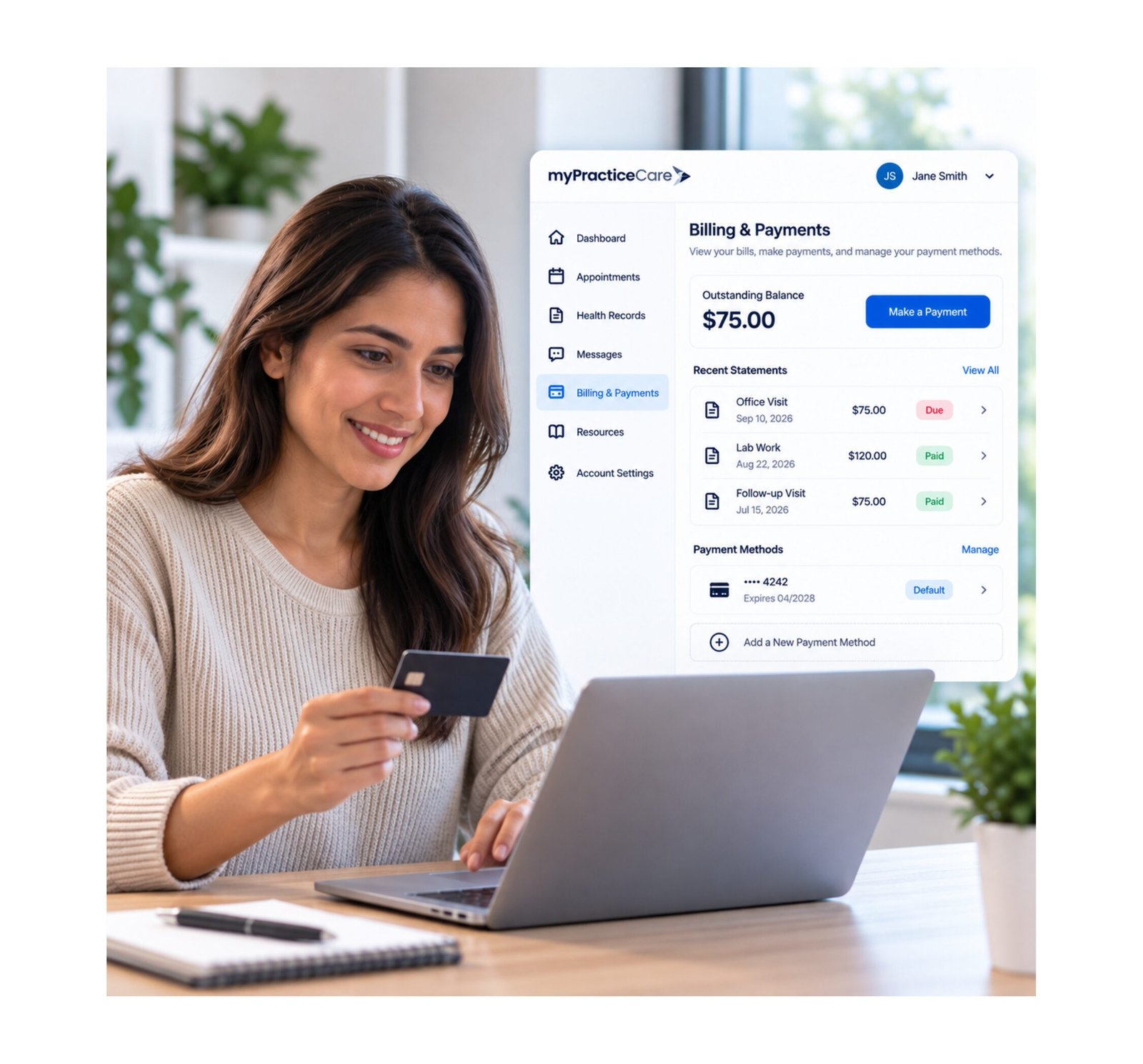 Simple Billing and Payments